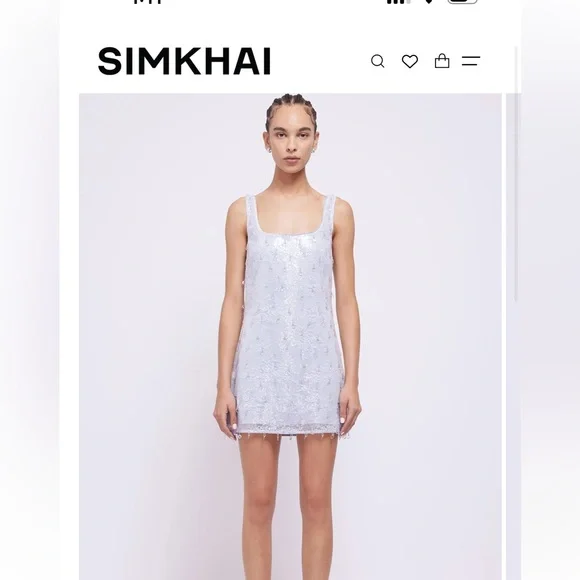 Light blue simkhai dress! Never worn! - Picture 2 of 3